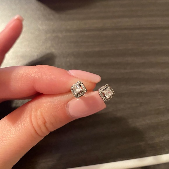 Pandora Jewelry - Pandora Square Sparkle Open Ring